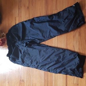 NIKE Women's Track PANTS Size M (8-10) Navy Blue Warm Up  with Lining